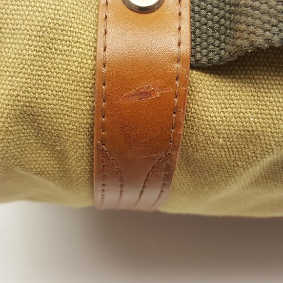 Cutter & Buck Messenger Bag Canvas/Leather *Embossed, AS IS - Picture 7 of 16